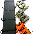 Foldable Drag Litter System (FDLS) with First Responder Bag - Black