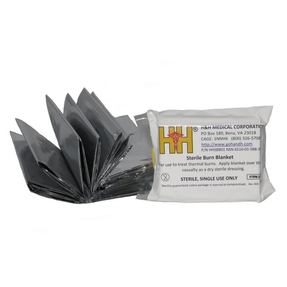 H&H Sterile Burn Blanket H & H Medical (Safeguard)