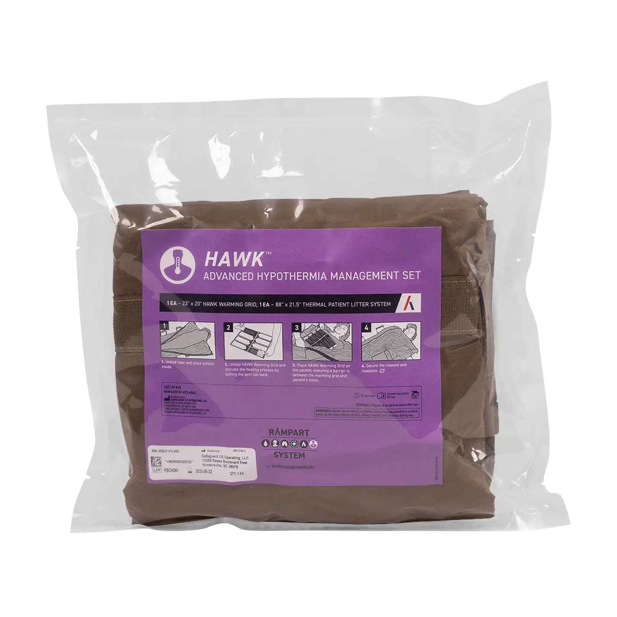 HAWK™ Advanced Hypothermia Management Set - Safeguard Medical