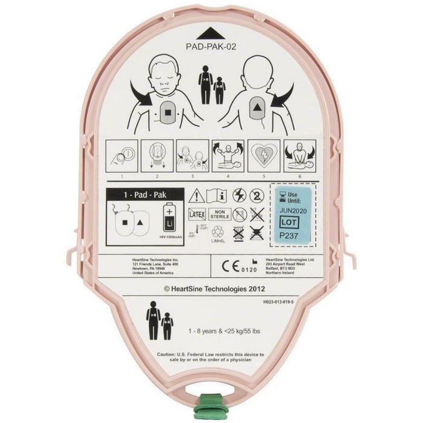 Heartsine Samaritan PAD 450P AED Heartsine