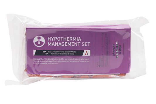 Hypothermia Management Set - Blizzard 3-layer Bag (OR) & Grid (8 Cell) - Safeguard Medical