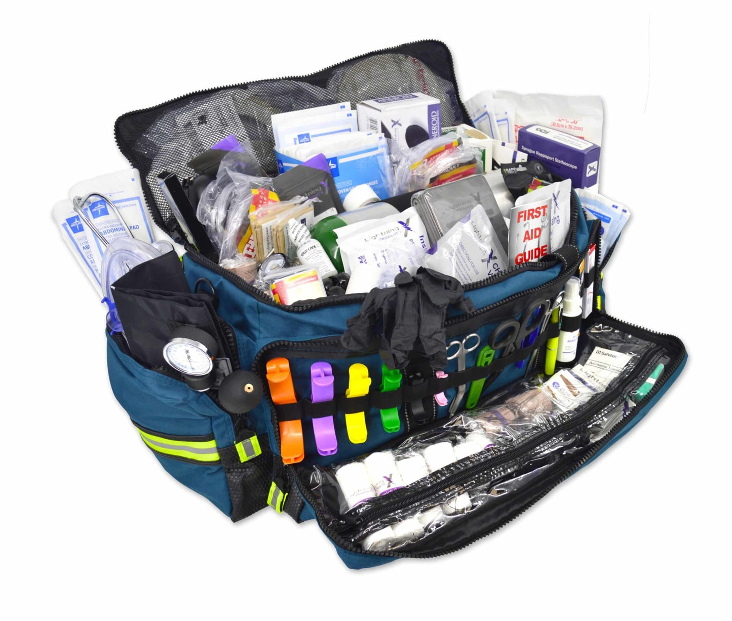 Lightning X Stocked Oxygen Trauma Duffle w/ Fill Kit D | MB50-SKD - Lightning X