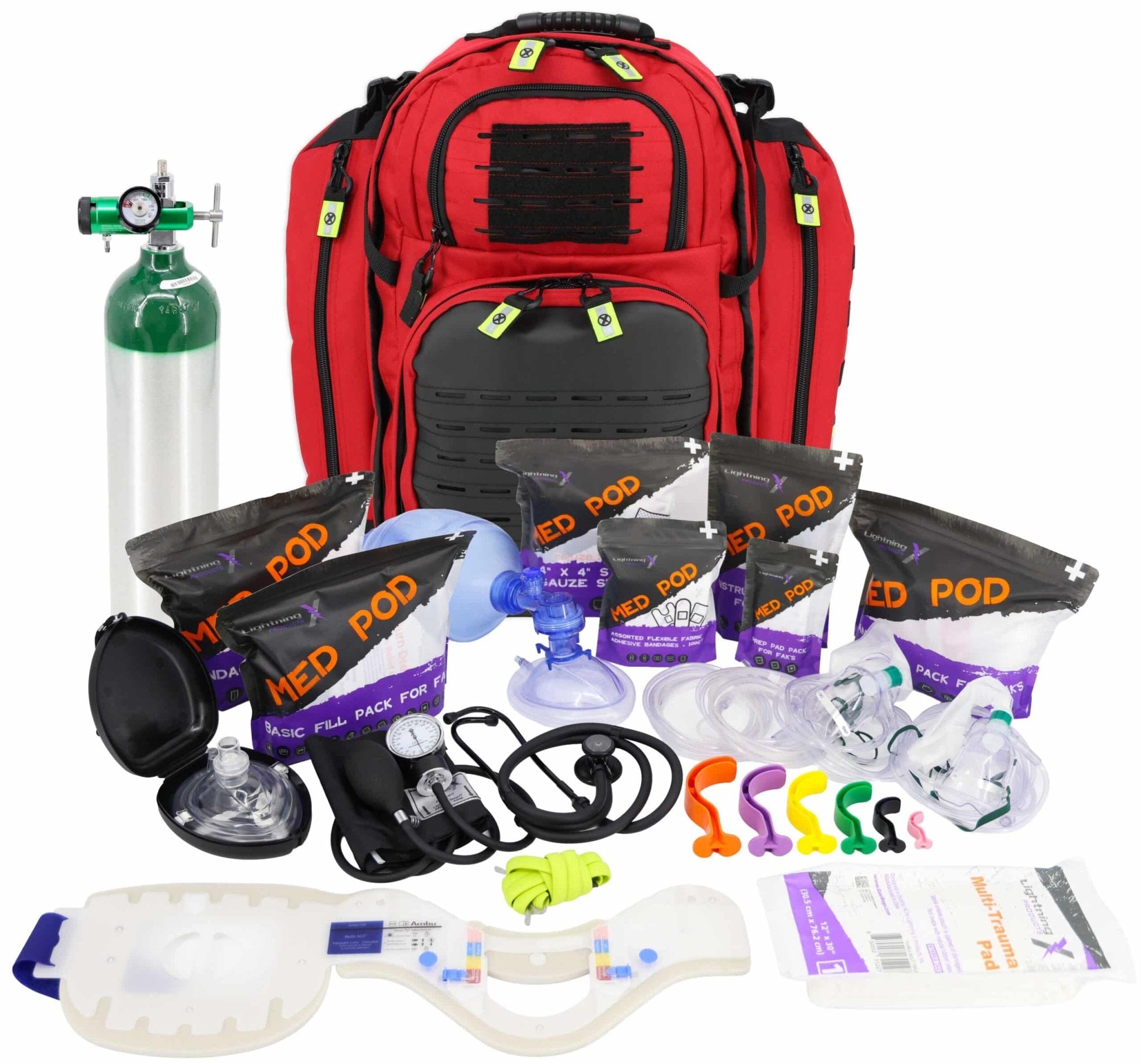 ATEX EMSシリーズ　新品３点セット Lightning X TacMed ALS Trauma Backpack SKD - MED-TAC