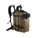 Lightning X Tactical Assault Backpack + 4 Modular Pouches w/ Trauma & Bleeding Fill Kit | PB89-SKM-MBP4 - Lightning X