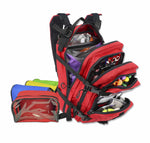 Lightning X Tactical Assault Backpack + 4 Modular Pouches w/ Trauma & Bleeding Fill Kit | PB89-SKM-MBP4 - Lightning X