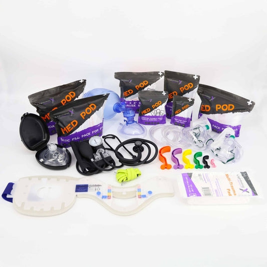 MED - TAC ALS Oxygen Trauma Backpack KIT w/Modular Pouch System - Lightning X