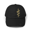 MED-TAC SnakeDoctor Distressed Cap - Black / One size