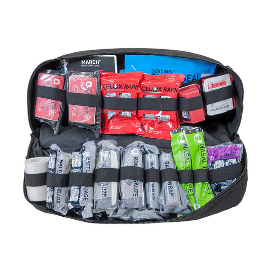 Mojo® Combat Lifesaver Bag - Black, Advanced - Safeguard Medical