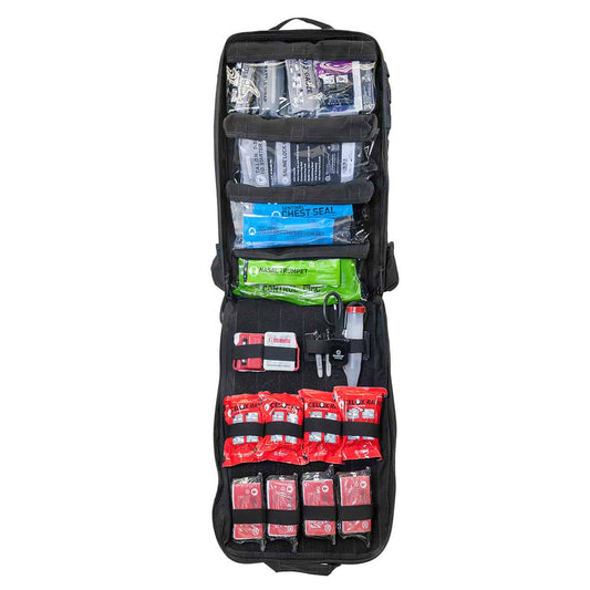 Mojo® Direct Action Aid Bag - Black, Advanced - Safeguard Medical