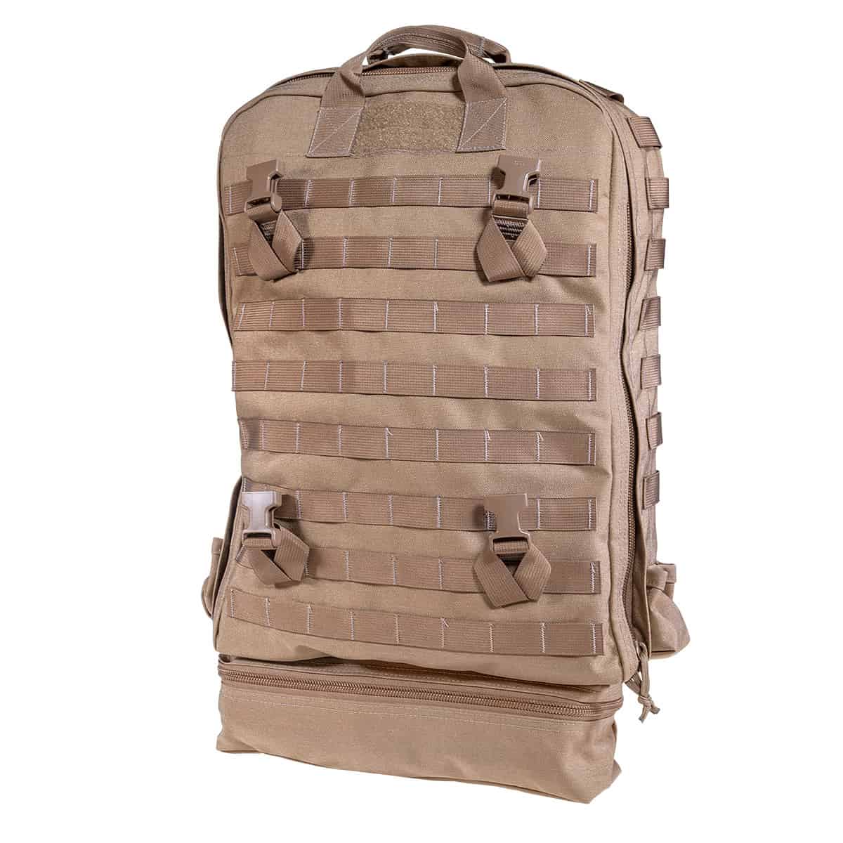 Mojo® Direct Action Aid Bag - Coyote Brown, Advanced - Safeguard Medical