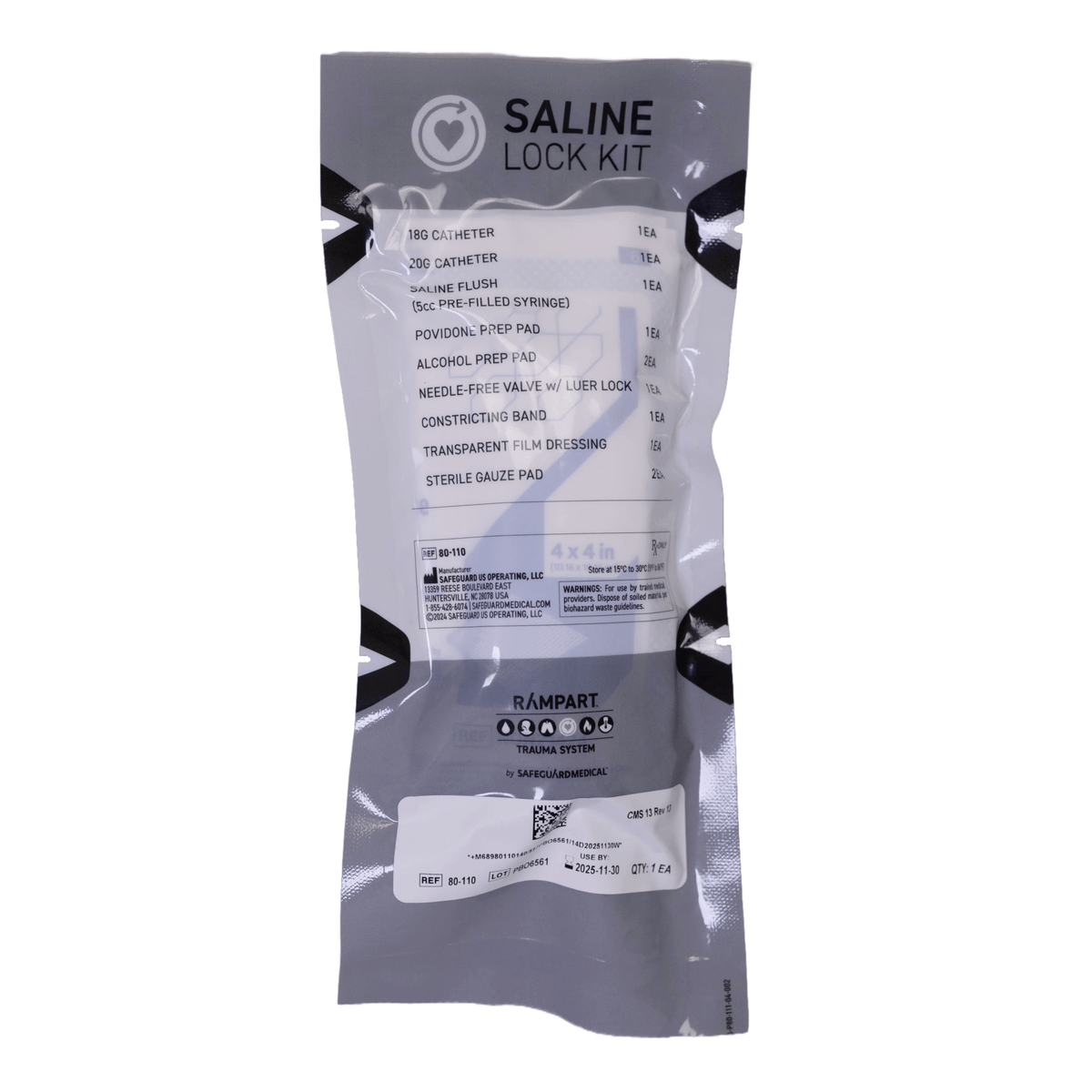 MOJO Saline Lock Kit - Safeguard Medical