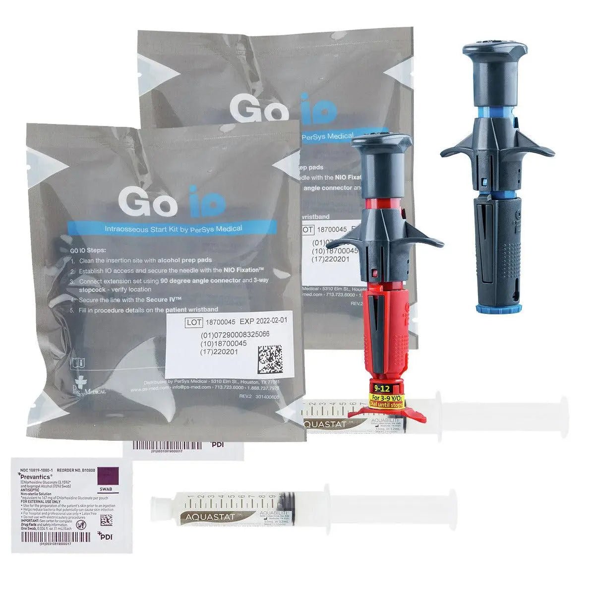 NIO Intraosseous Device w/Fixation Dressing - Ruggerized - Safeguard Medical