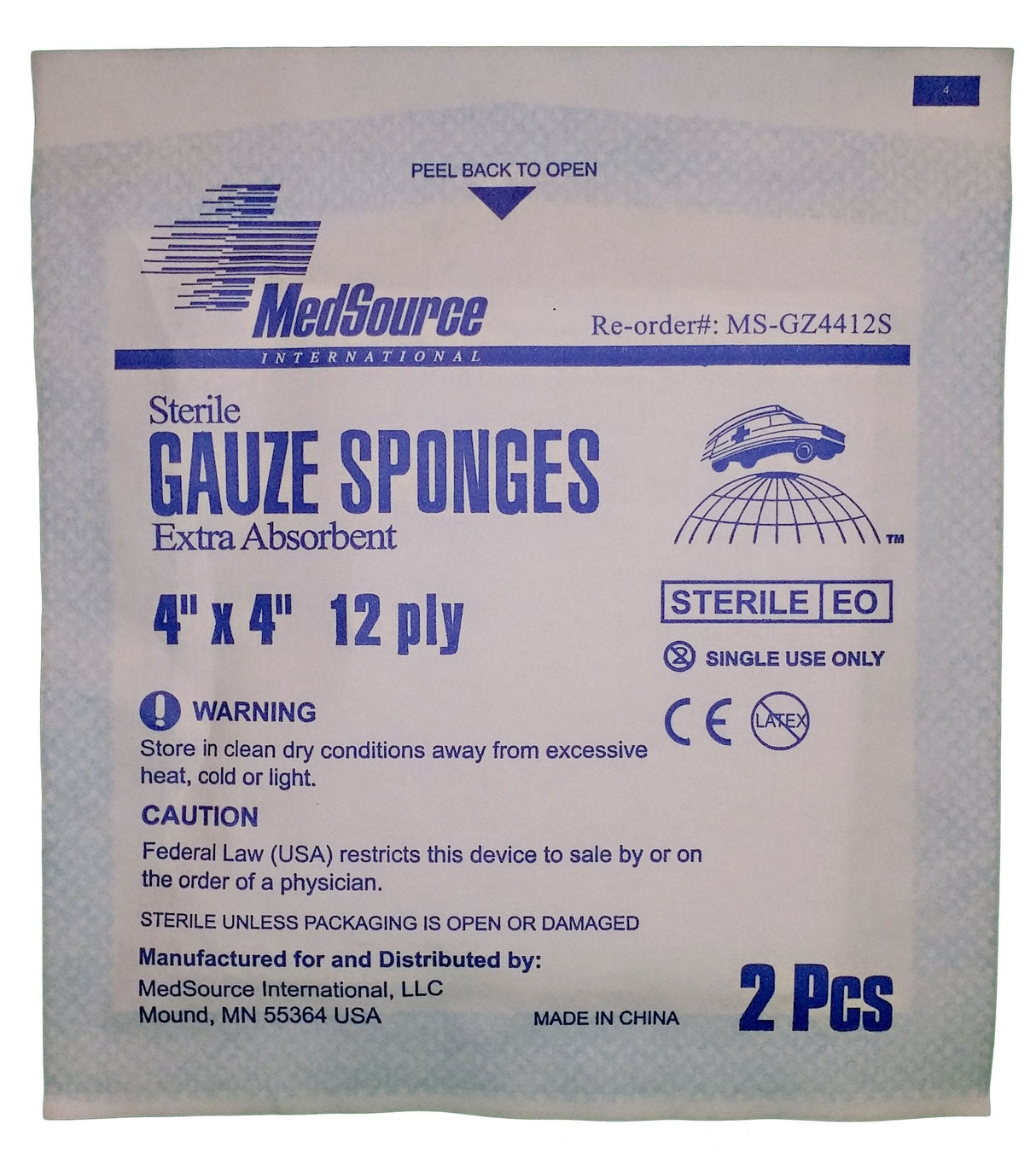 MTR 4 X 4 Gauze Pads - mtrsuperstore