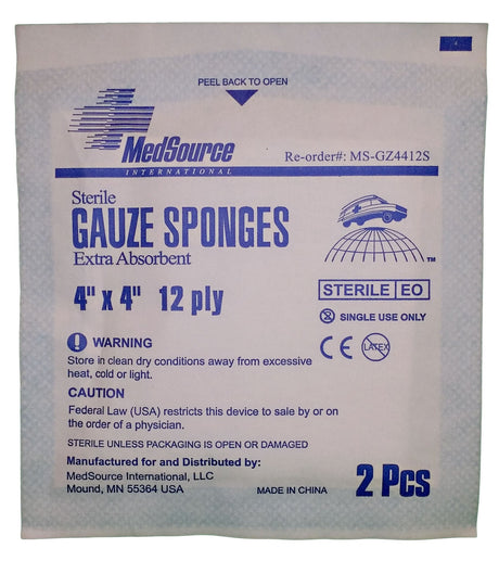 MTR 2 X 2 Gauze Pads MEDTECH Resource