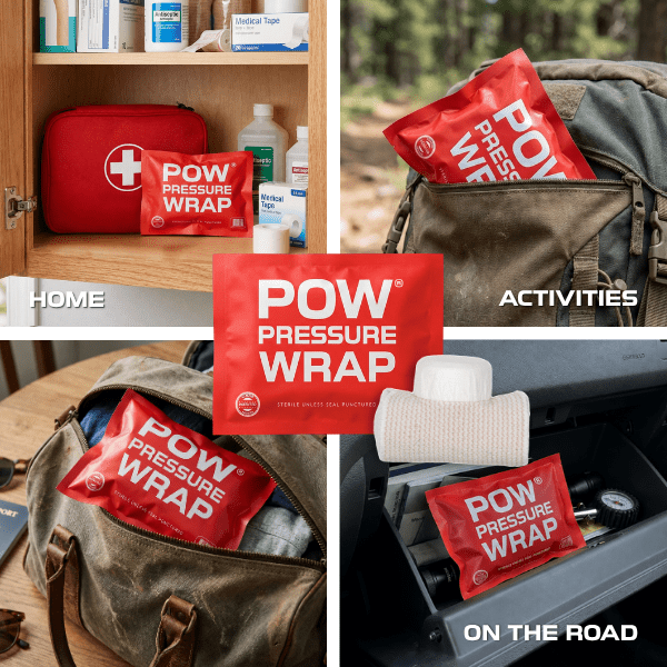 POW Pressure Wrap — Large 4" × 54" (Single) - POW Pressure On Wounds