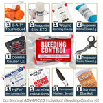 Public Access Bleeding Control Station - 8 - PACK Nylon Pouch - Low Profile Metal Station - North American Rescue