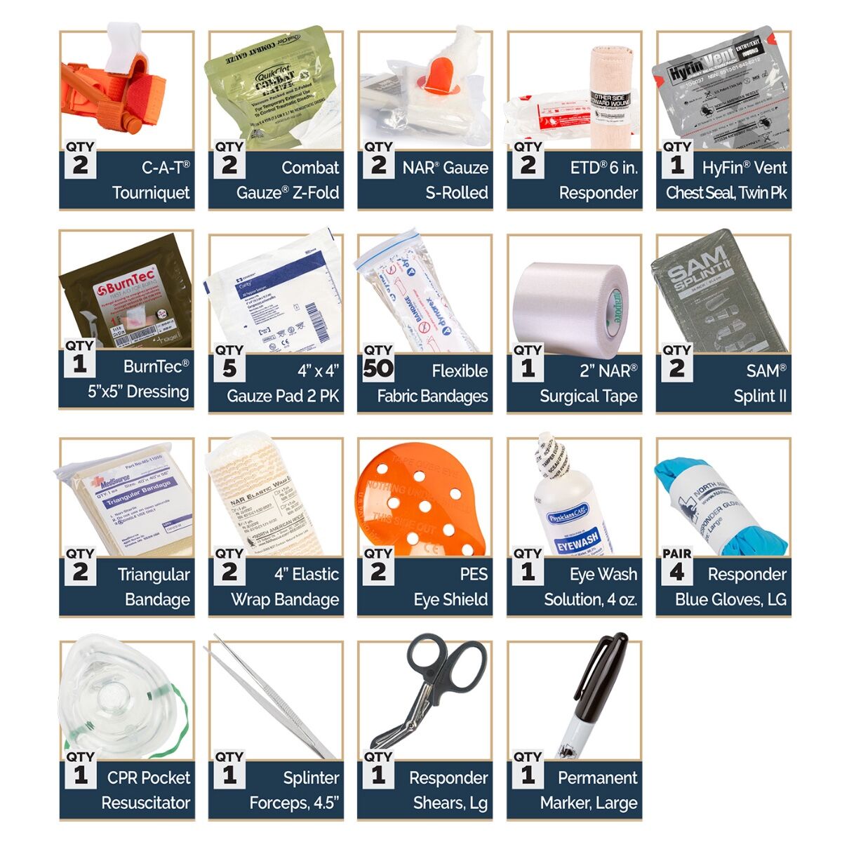Range Trauma Kit (Hard Case) - North American Rescue