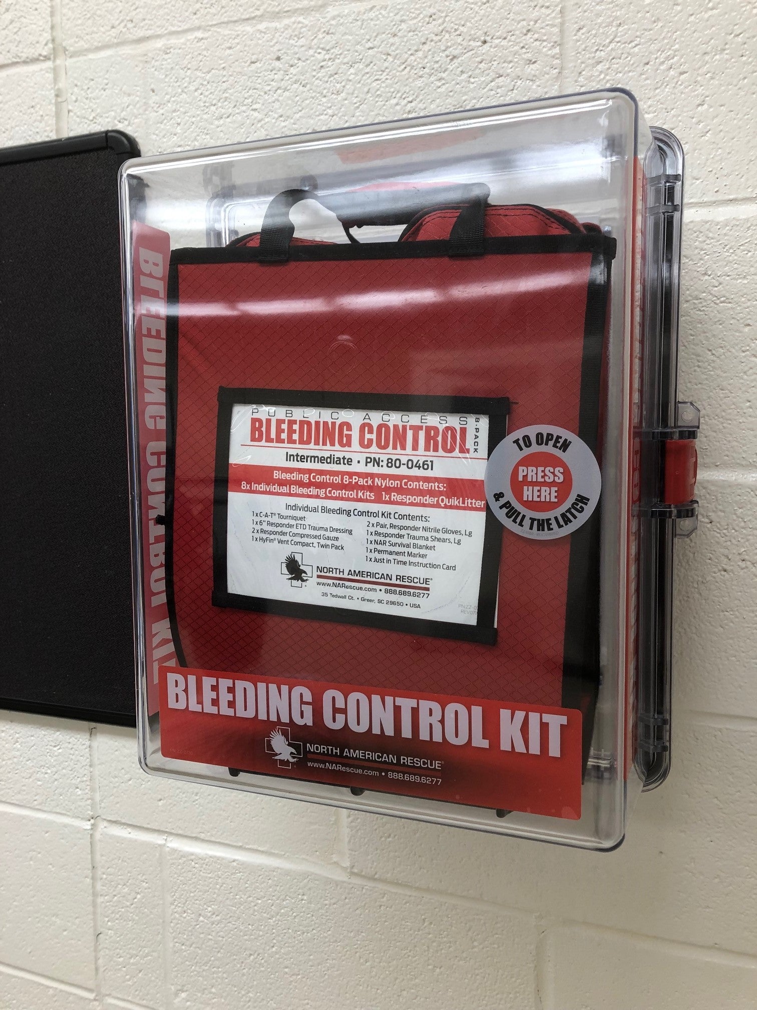 Bleeding Control Kits for schools, churches, and businesses