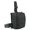 Bolsa de pierna abatible TACMED™ - Negro