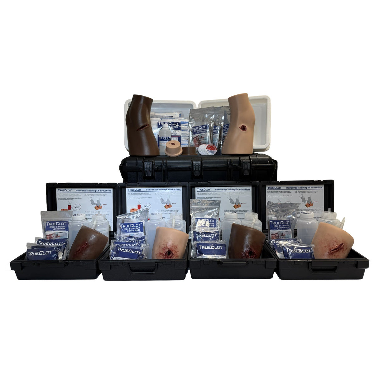 TrueClot Tabletop Bleeding Control Training Kit (50+ Students) - TrueClot
