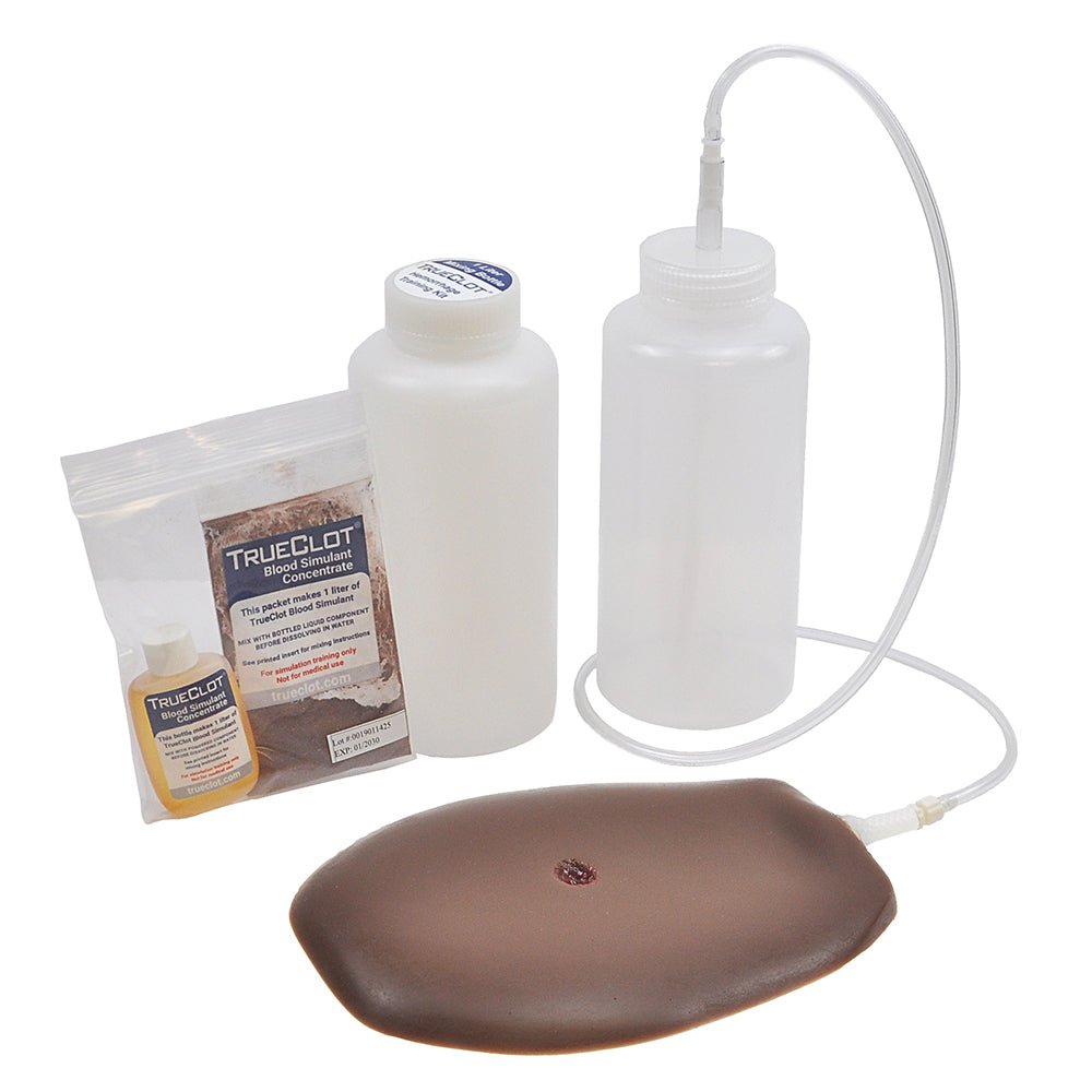 TrueClot Tabletop Chest Seal Application Trainer (T-CSAT) - TrueClot