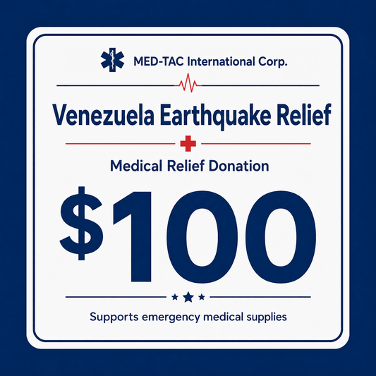 Venezuela Earthquake Relief - $100 Donation - MED-TAC International Corp.