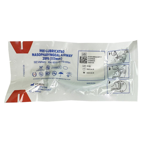 VETRUN Pre - Lubricated Nasal Airway - 28 Fr - VETRUN