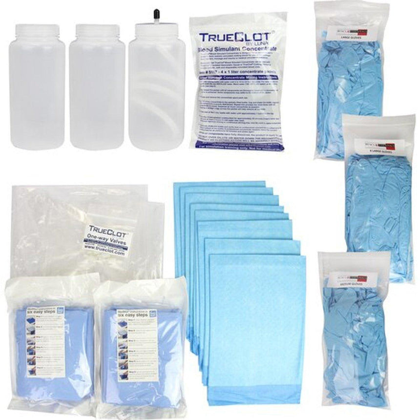 Bleeding Control Instructor's Kit w/Tourniquet Trainer Trueclot