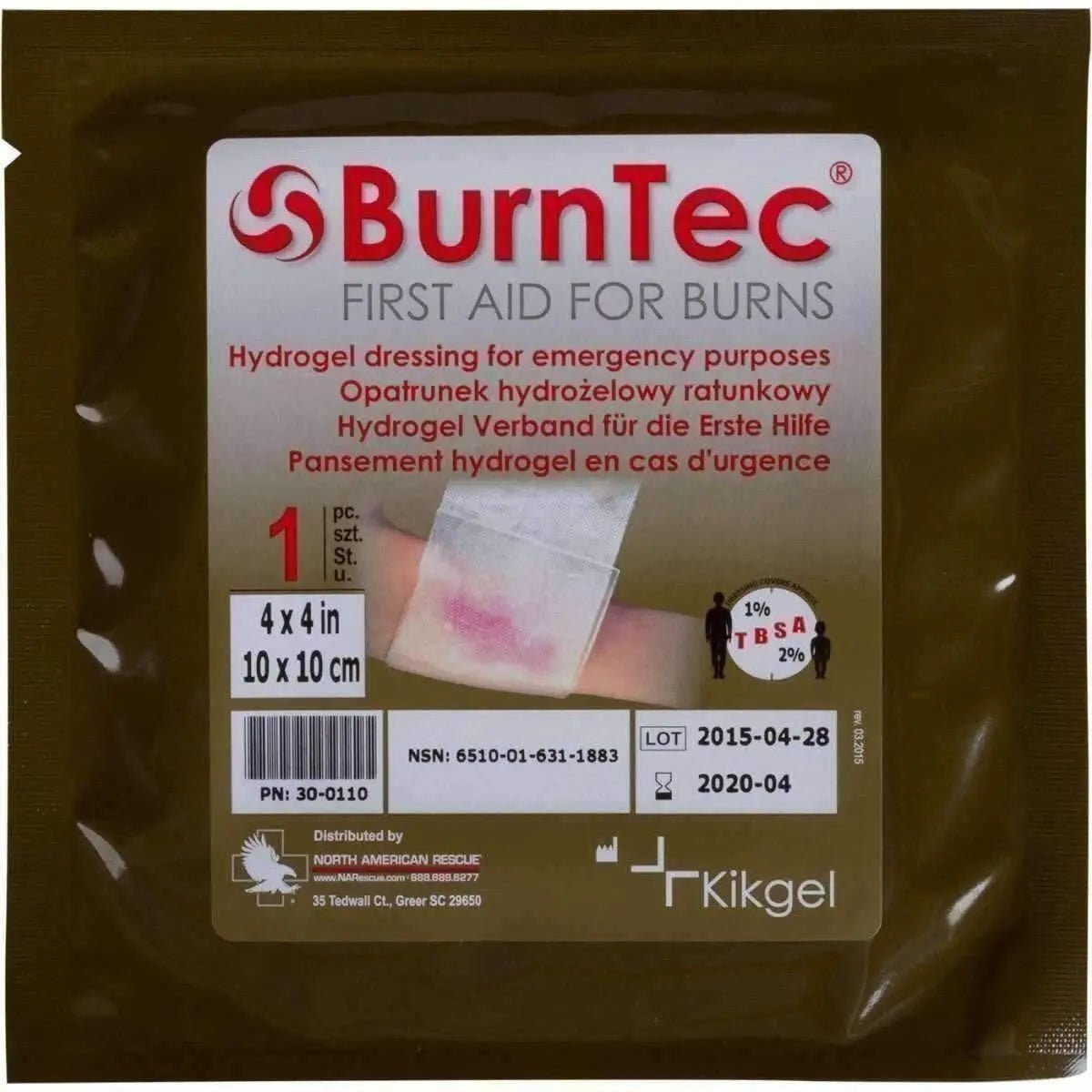BurnTec Dressing - BurnTec