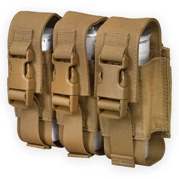 Chase Tactical Adjustable Triple Flashbang Pouch for Stun or 40 mm Ordnance - Chase Tactical