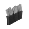 Chase Tactical Triple 5.56 Velcro Mag Pouch - Black