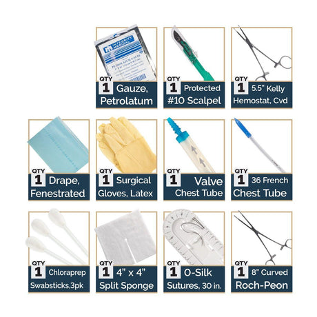 Chest Tube Insertion Kit - Vendor