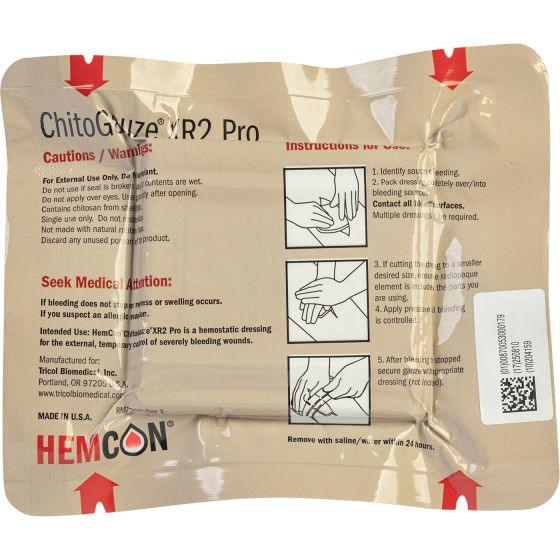 ChitoGAUZE XR2 PRO Hemostatic Gauze Tricol Biomed