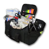 Compact First Responder Stocked Trauma Bag w/Fill Kit B - Black