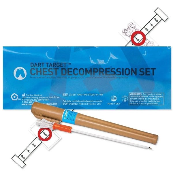 Dart Target™ Chest Decompression Set - Safeguard Medical