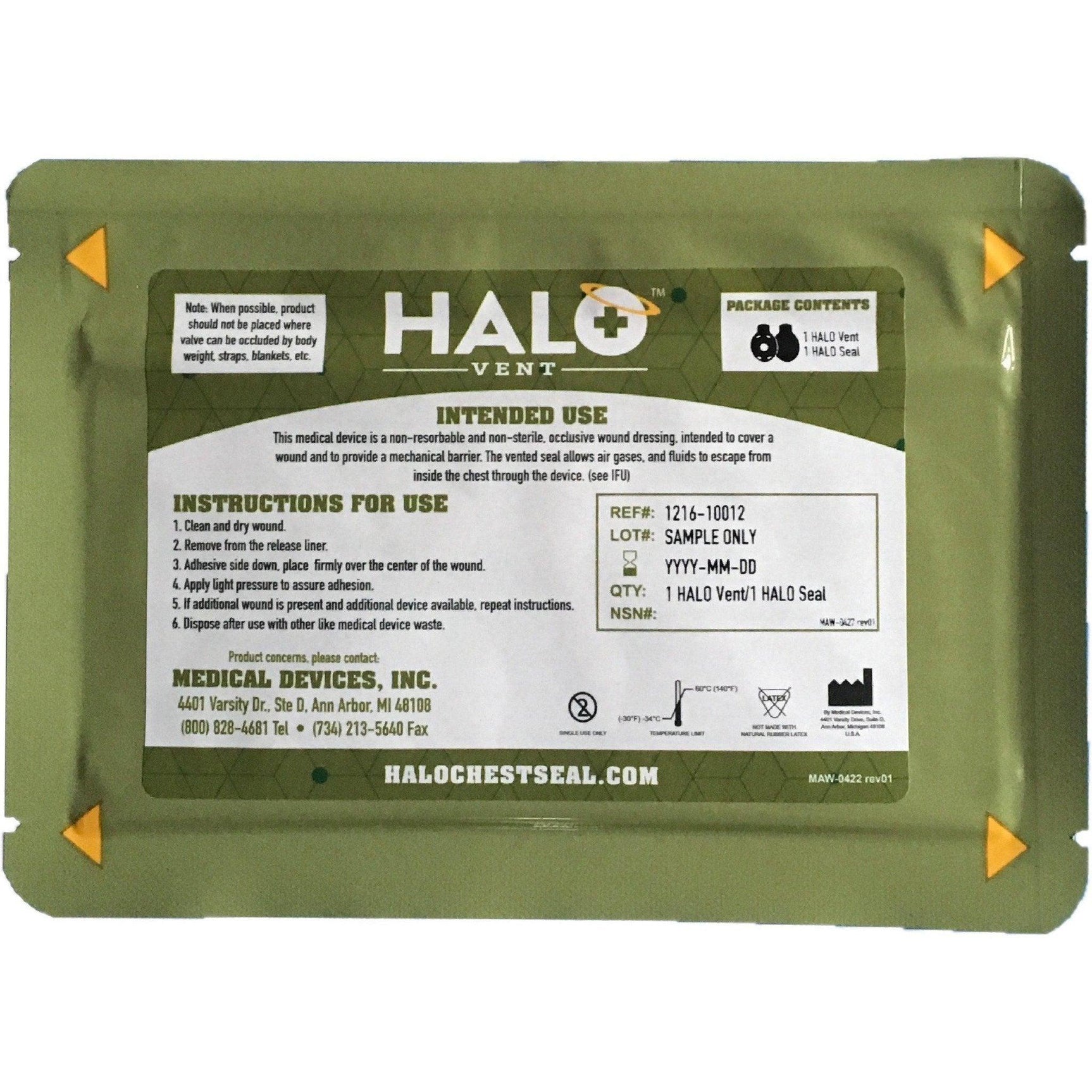 HALO Seal COMBO IFAK Two Pack Boundtree Medical