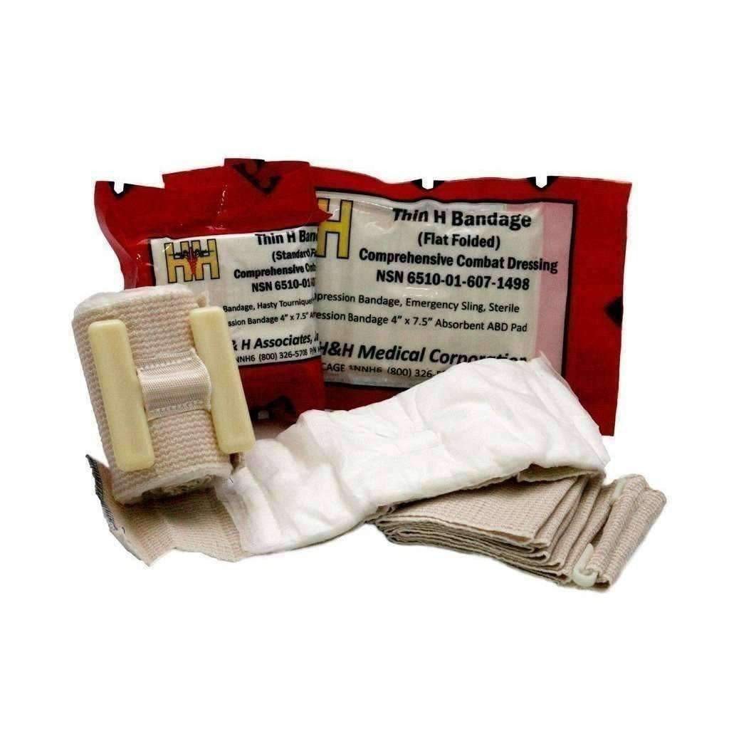 H&H "H-Bandage" Compression Dressing - THIN Flat Fold - H & H Medical (Safeguard)