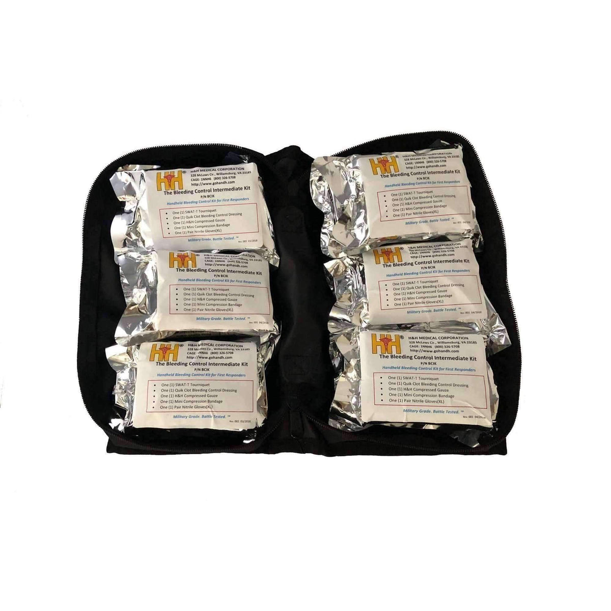 H&H Mass Casualty "Grab and Throw" Intermediate Kit 6 Pack H & H Medical (Safeguard)