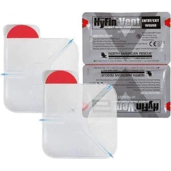 HyFin Vent Chest Seal - Twin Pack - North American Rescue