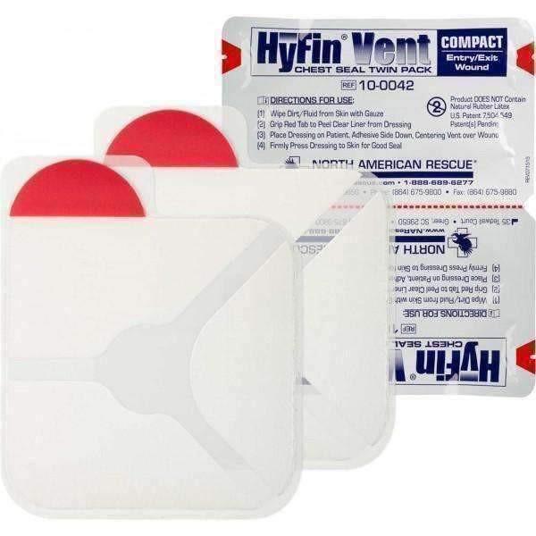 HyFin Vent Compact Chest Seal - Twin Pack North American Rescue