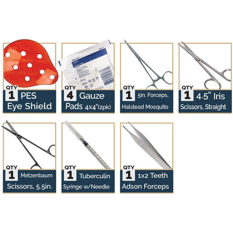 Lateral Canthotomy Set - Vendor