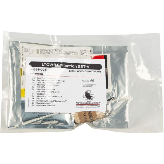 Low Titer O Whole Blood Collection Set - LTOWB-V North American Rescue