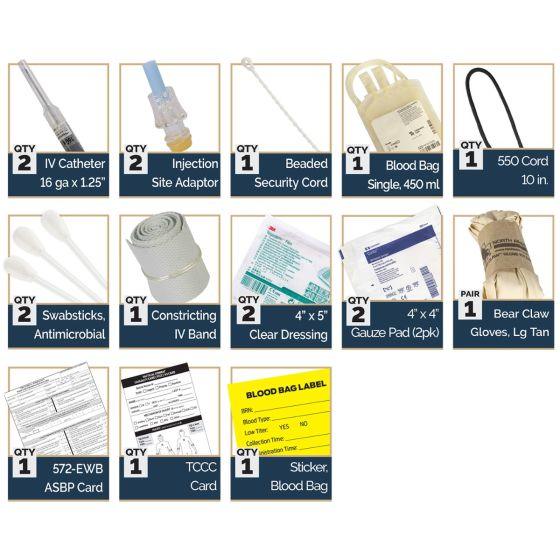 Low Titer O Whole Blood Collection Set - LTOWB-V North American Rescue