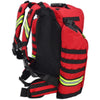MED-TAC ALS Sauerstoff-Trauma-Rucksack mit modularem Beutelsystem - Rot