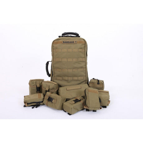 MED-TAC Tactical Medical Backpack w/Pouches - Vendor