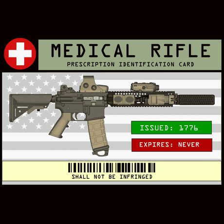 Medical Rifle Prescription ID patch T-MED Services