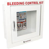 Thumbnail for Metal Semi-Recessed Cabinet for Public Access Bleeding Control Packs - Vendor