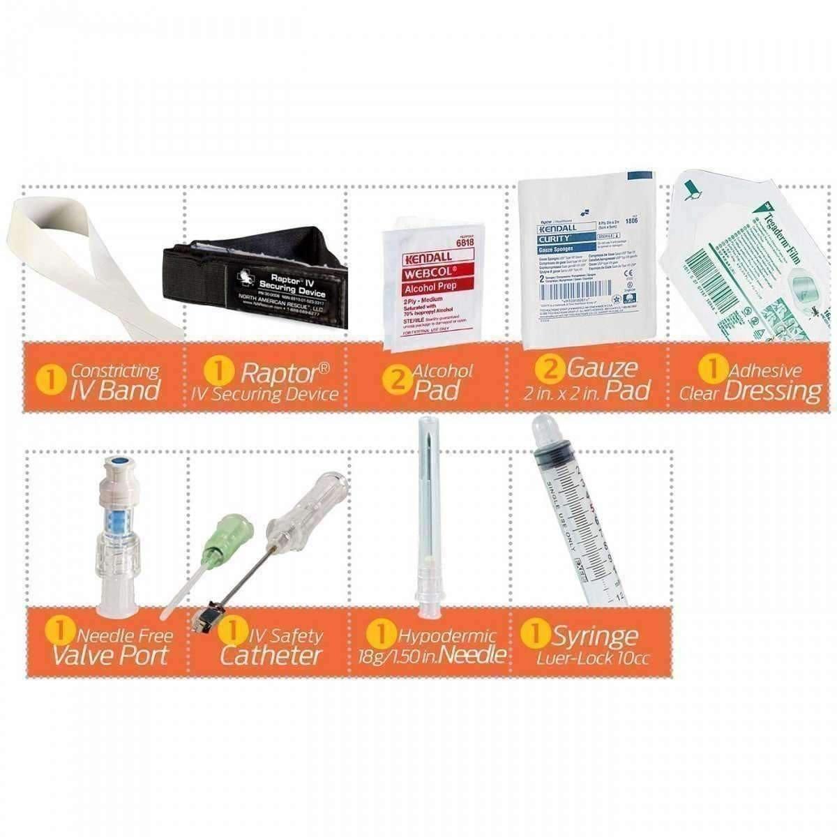 Needleless Saline Lock Kit North American Rescue