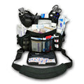 Premium Trauma MEDSLIING con kit de relleno ALPHA - Negro