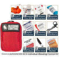 Thumbnail for Public Access Bleeding Control Station - 8-PACK Nylon Pouch - Metal Semi-Recessed Cabinet - Vendor
